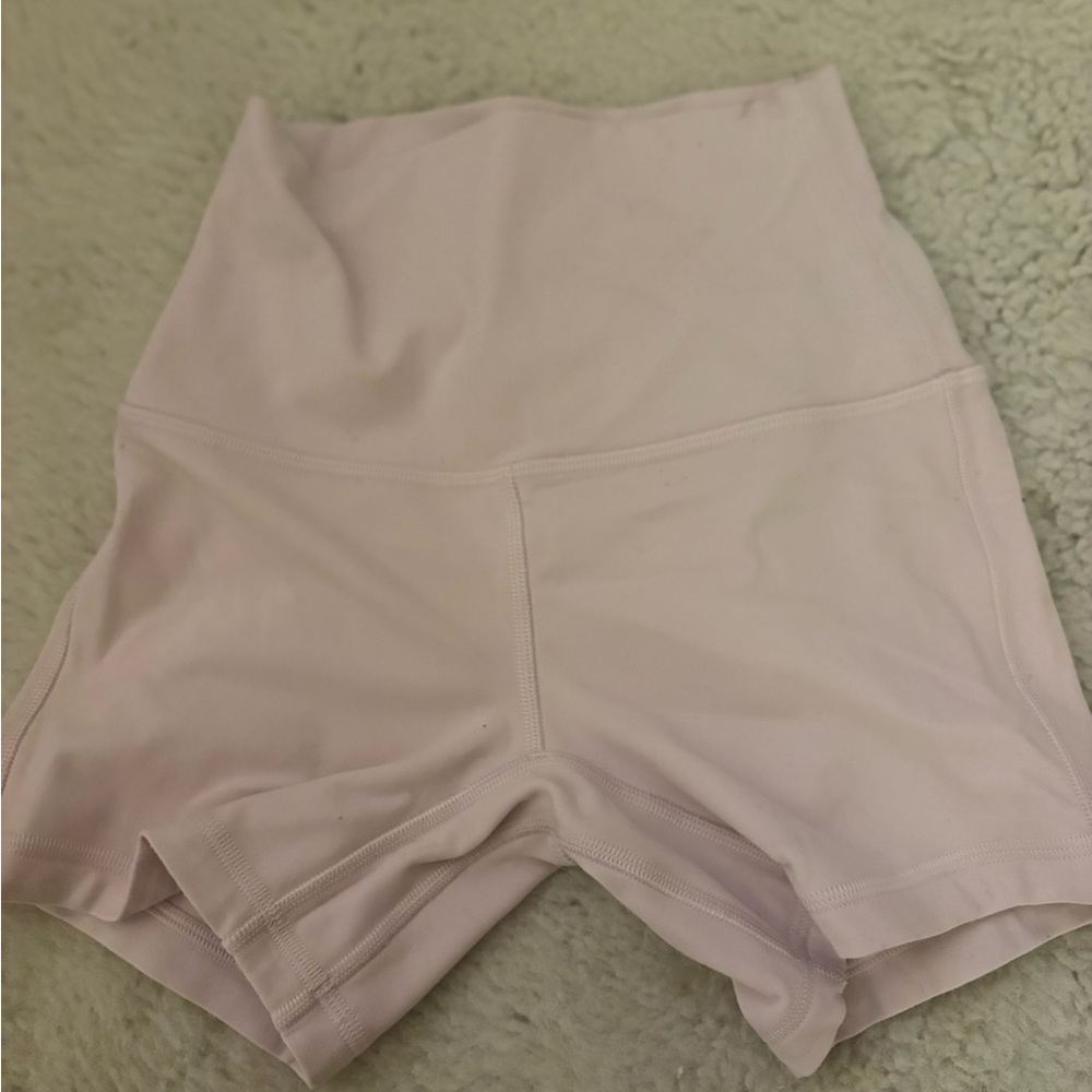 lululemon athletica Light Pink High-Waist Shorts